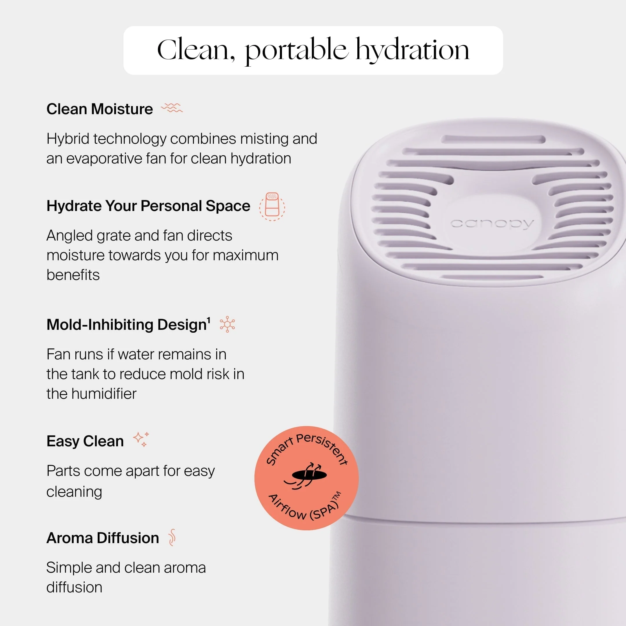 Canopy : Portable Humidifier - Image 6