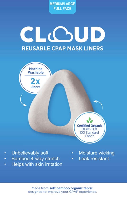 CLOUD Bamboo Organic Fabric Full-Face Mask Liner - Image 5