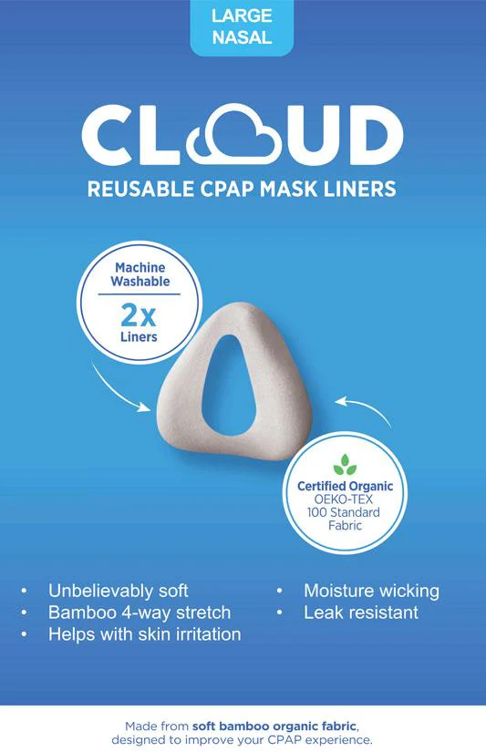 CLOUD Bamboo Organic Fabric Nasal Mask Liner - Image 4