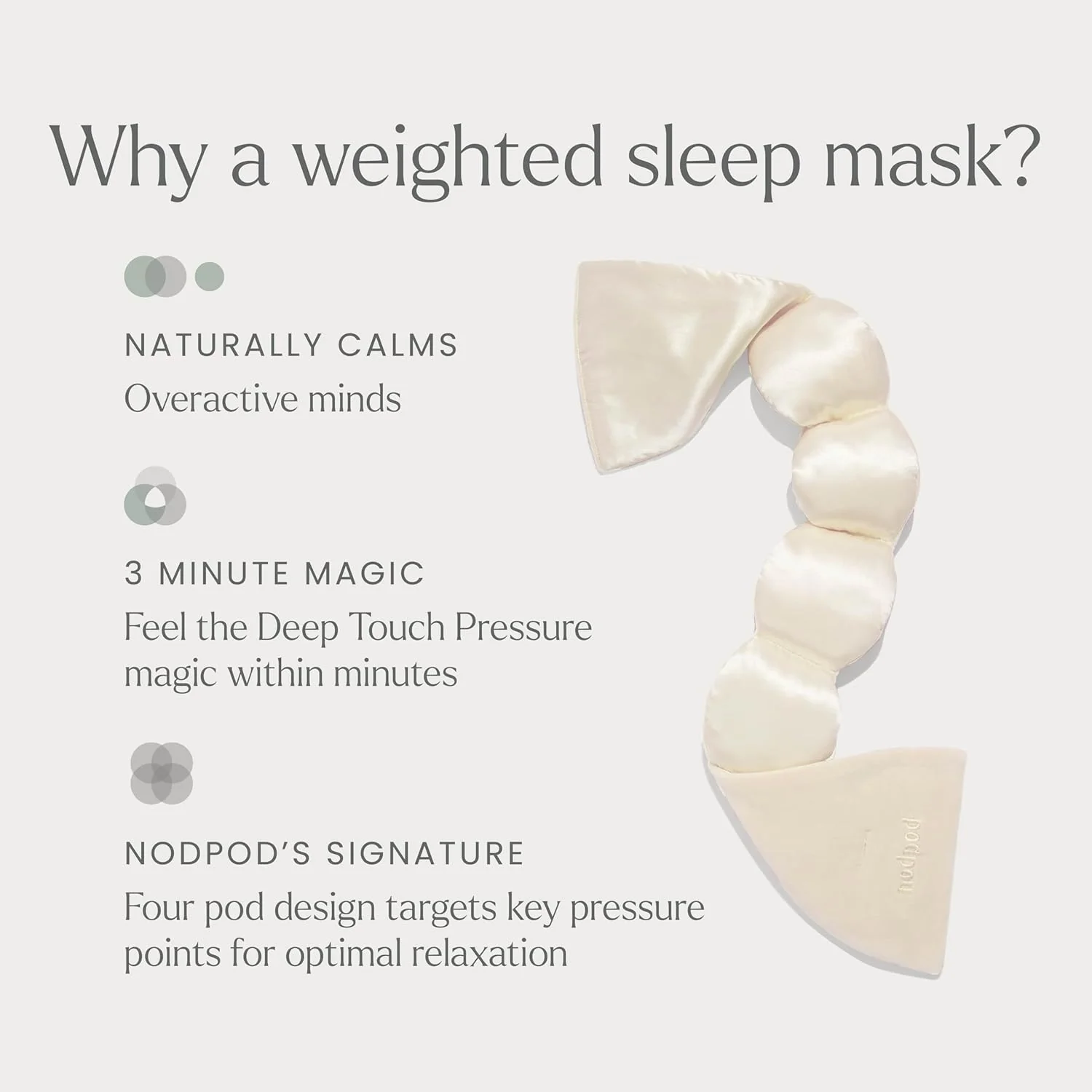 Nodpod : Mineralized Silk Sleep Mask - Image 3