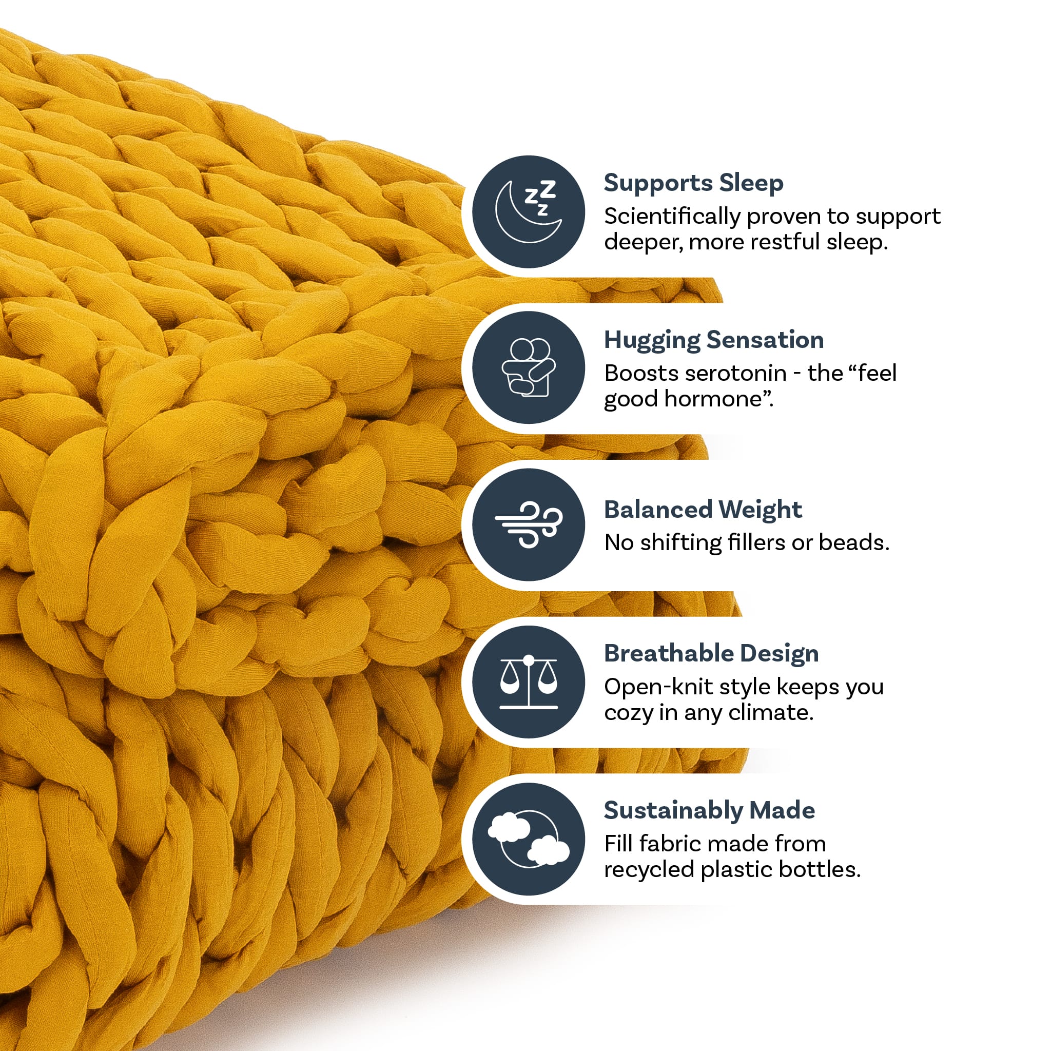 Nuzzie : Knit Weighted Blanket - Image 29