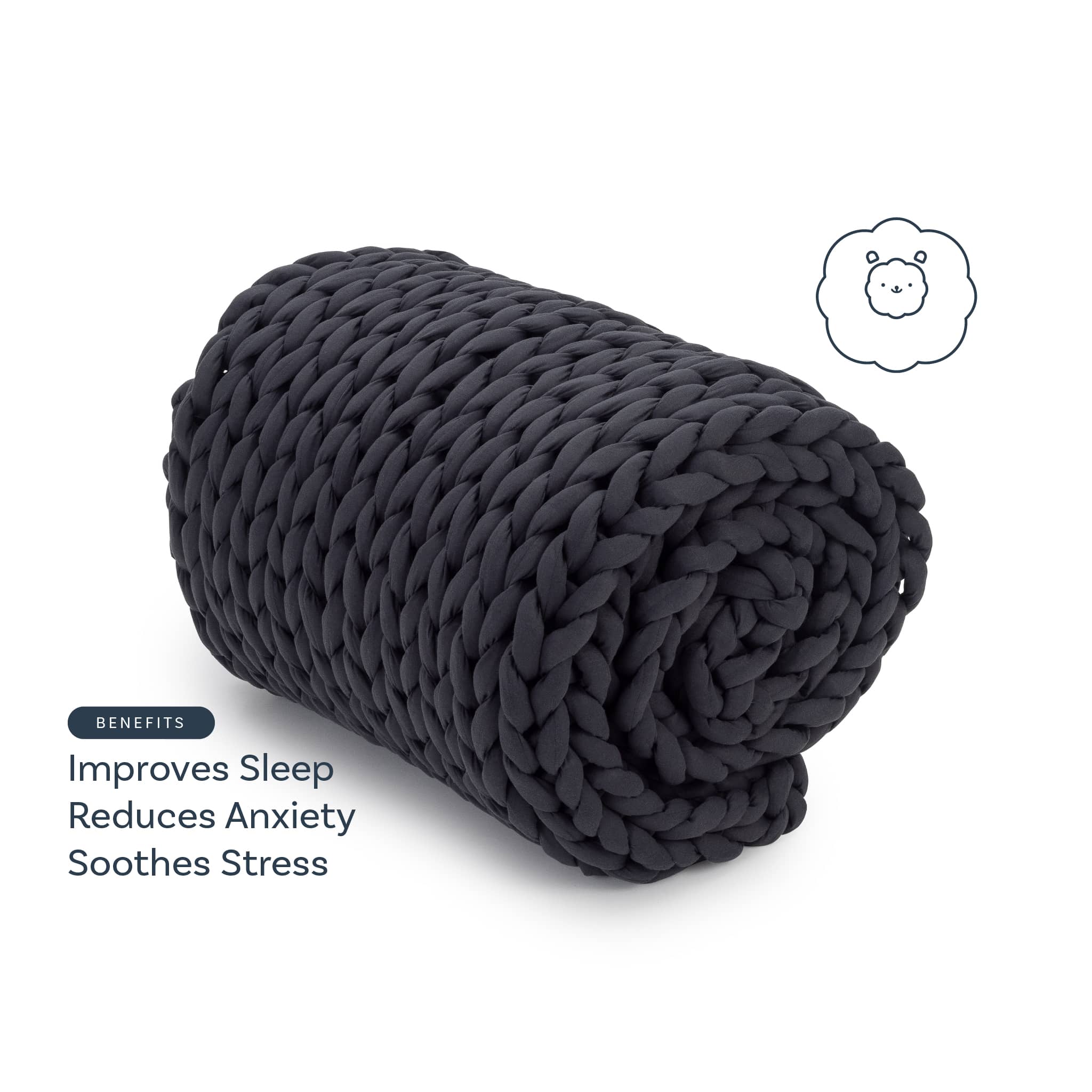Nuzzie : Knit Weighted Blanket - Image 5