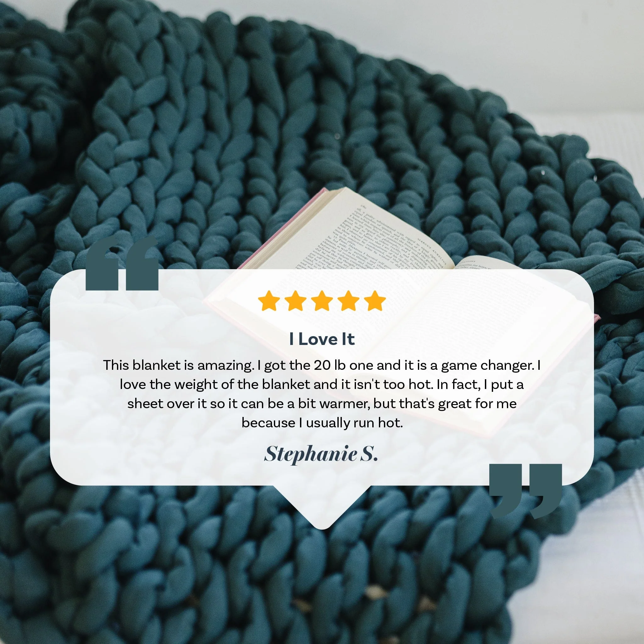 Nuzzie : Knit Weighted Blanket - Image 61
