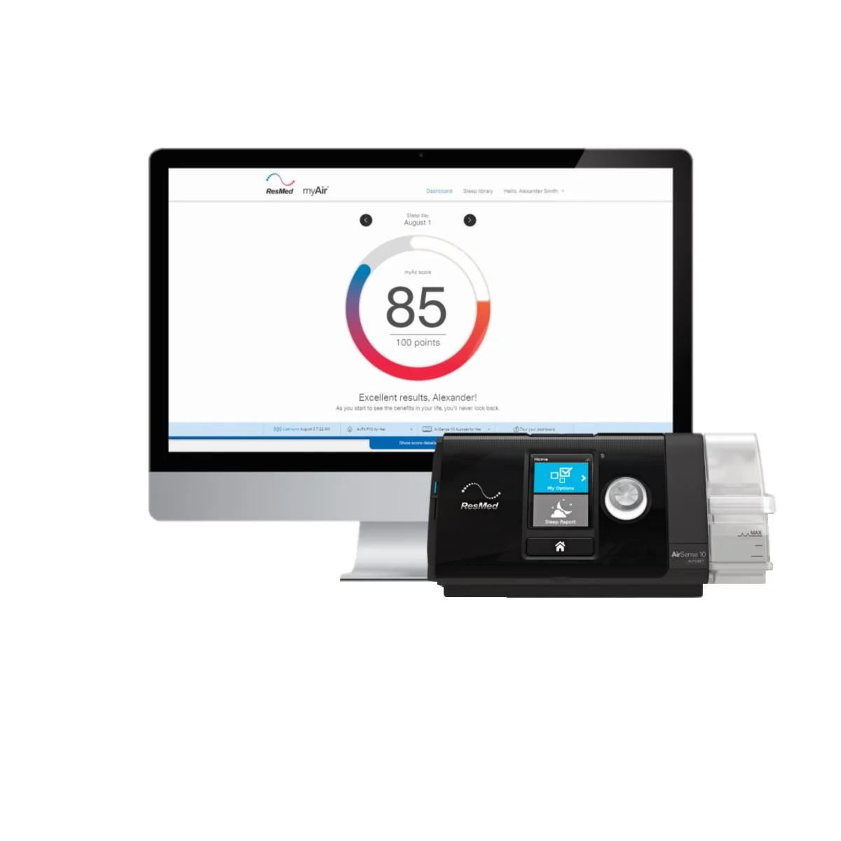 ResMed AirSense 10 AutoSet with HumidAir and ClimateLineAir - Image 6